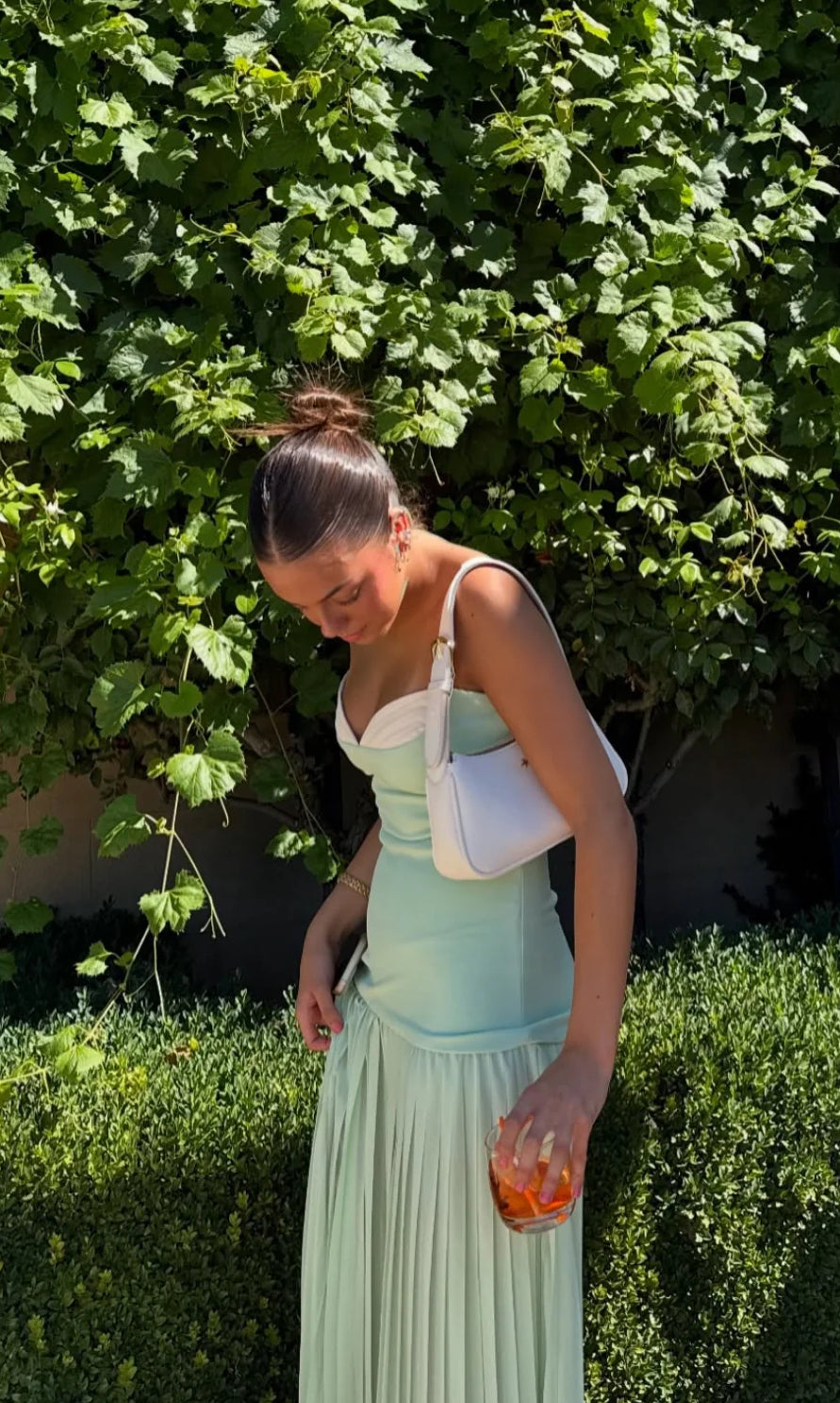 SHE IS OLLA - NICOLETTE DRESS green