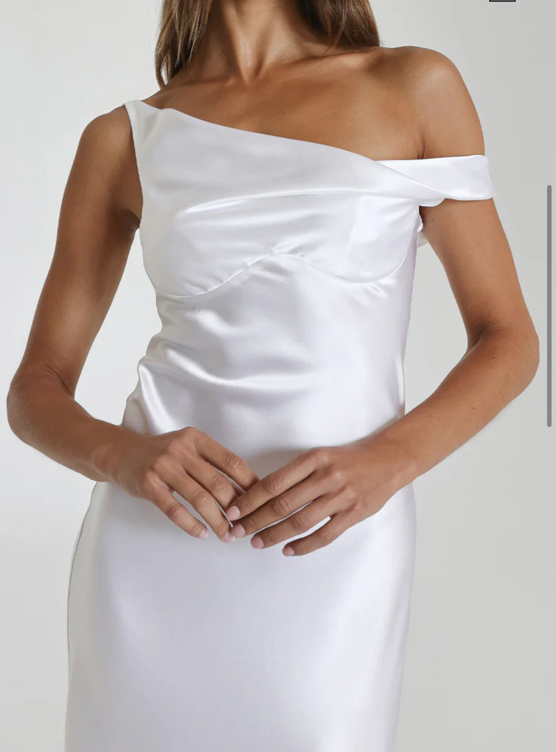 NATALIE ROLT -MONIKA GOWN white