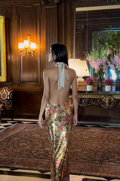 FAIT PAR FOUTCH -LIANA DRESS - FLEUR SEQUIN