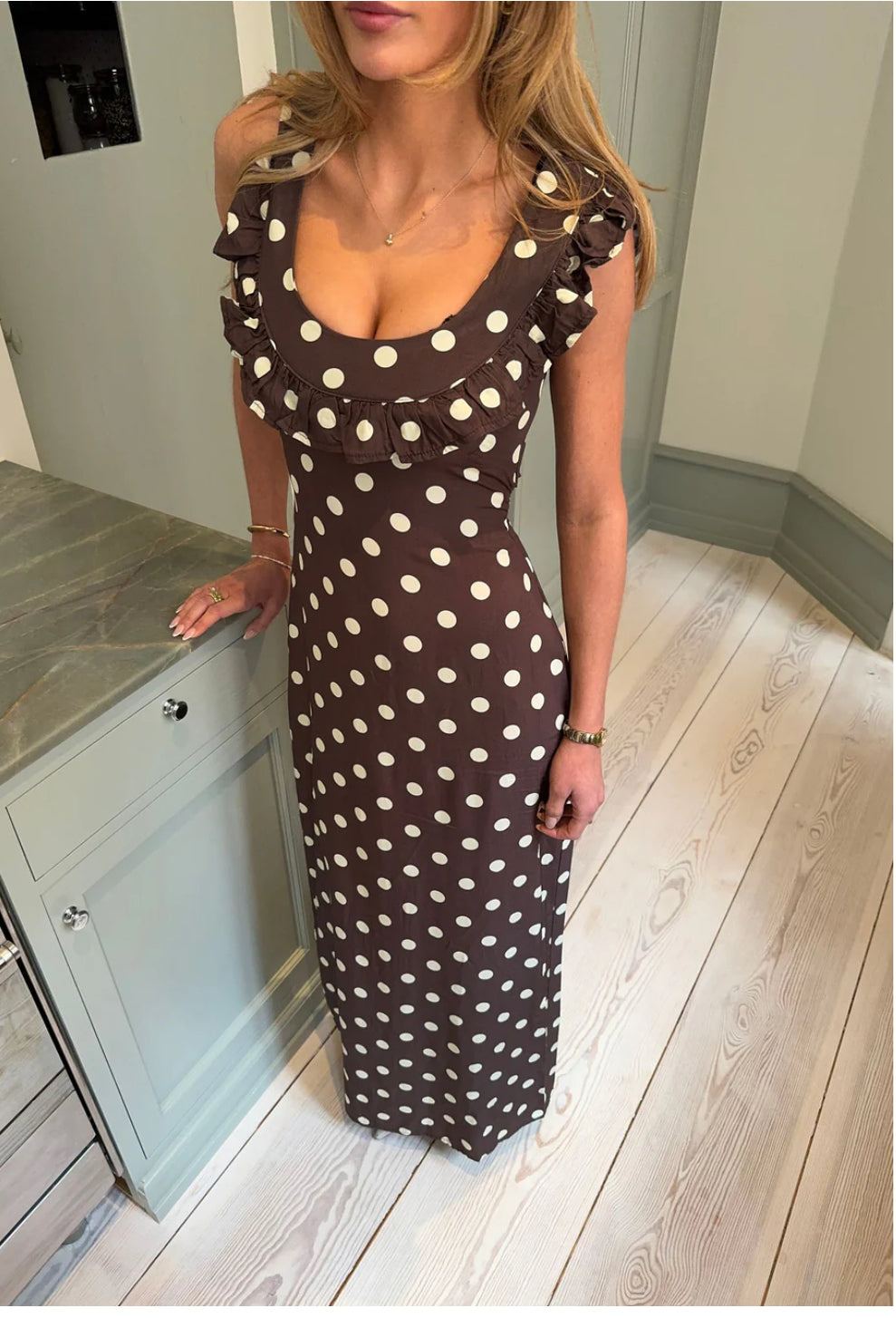DESIGN BY SI - LUNA DRESS WITH POLKA DOTS