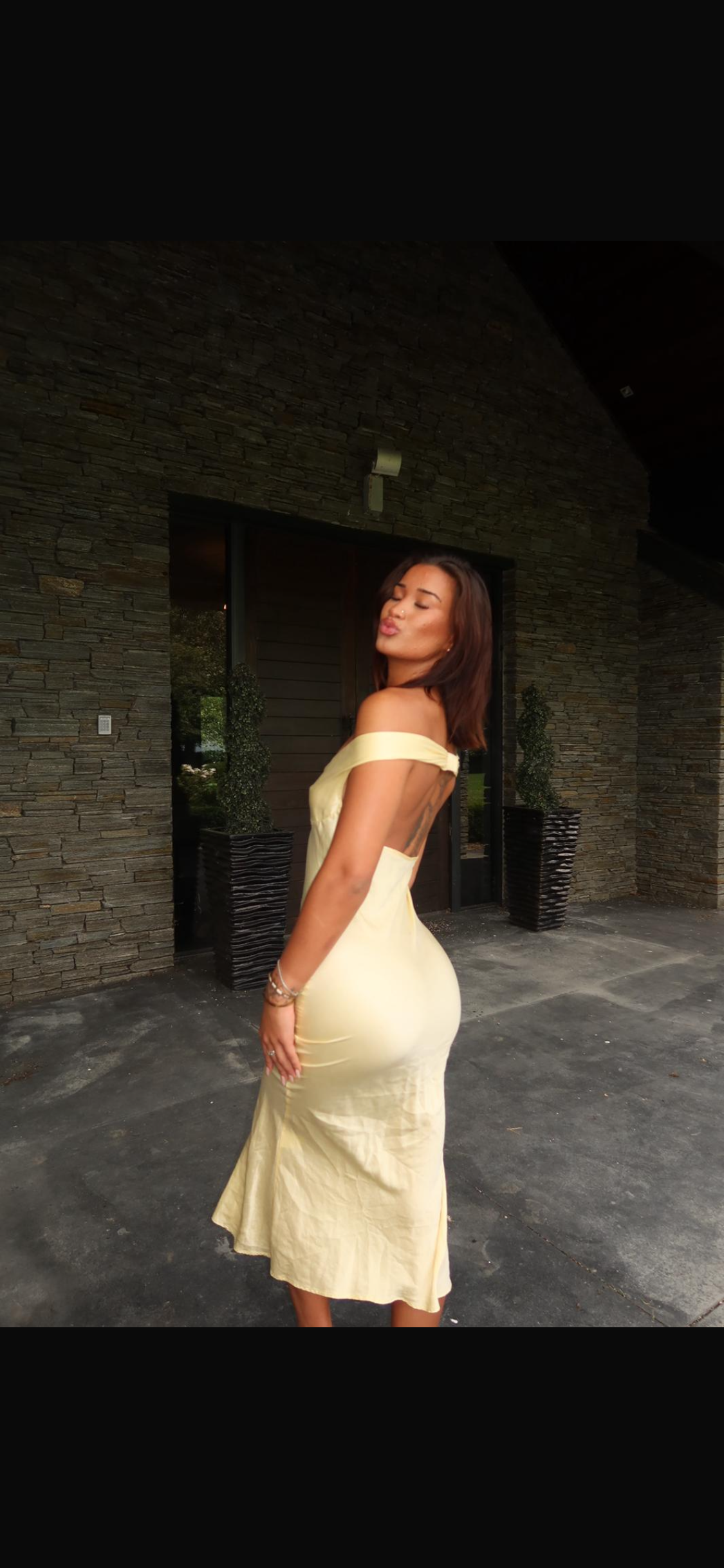 NATALIE ROLT - BRIDGET GOWN (lemon)