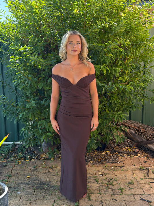 BABY BOO- PLUM MAXI