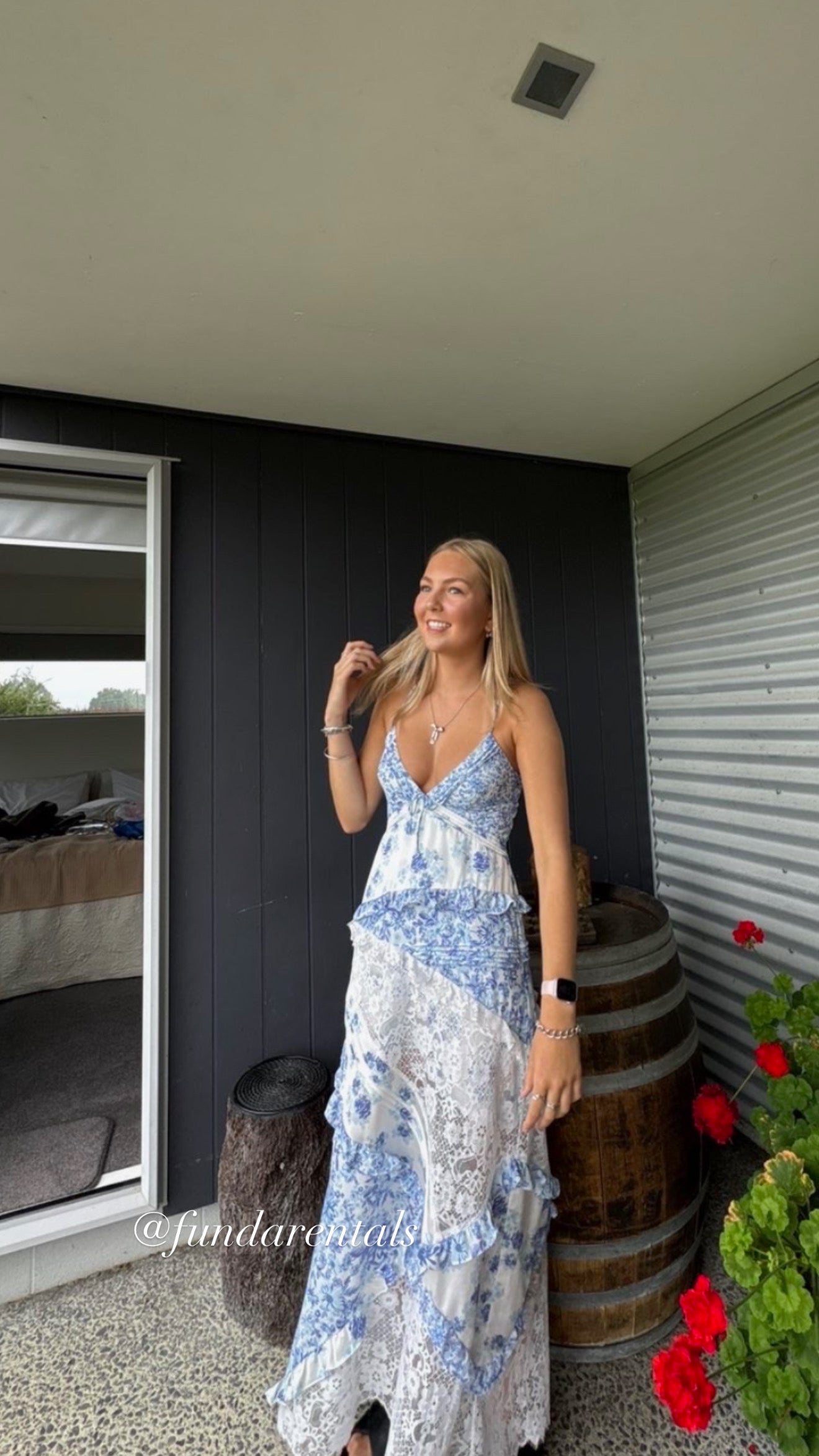 FOR LOVE AND LEMONS -ROSALYN MAXI BLUE