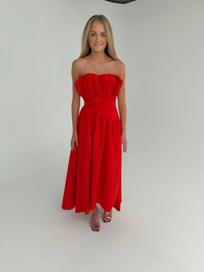 ELLIATT-LAUREL SLEEVELESS MAXI RED