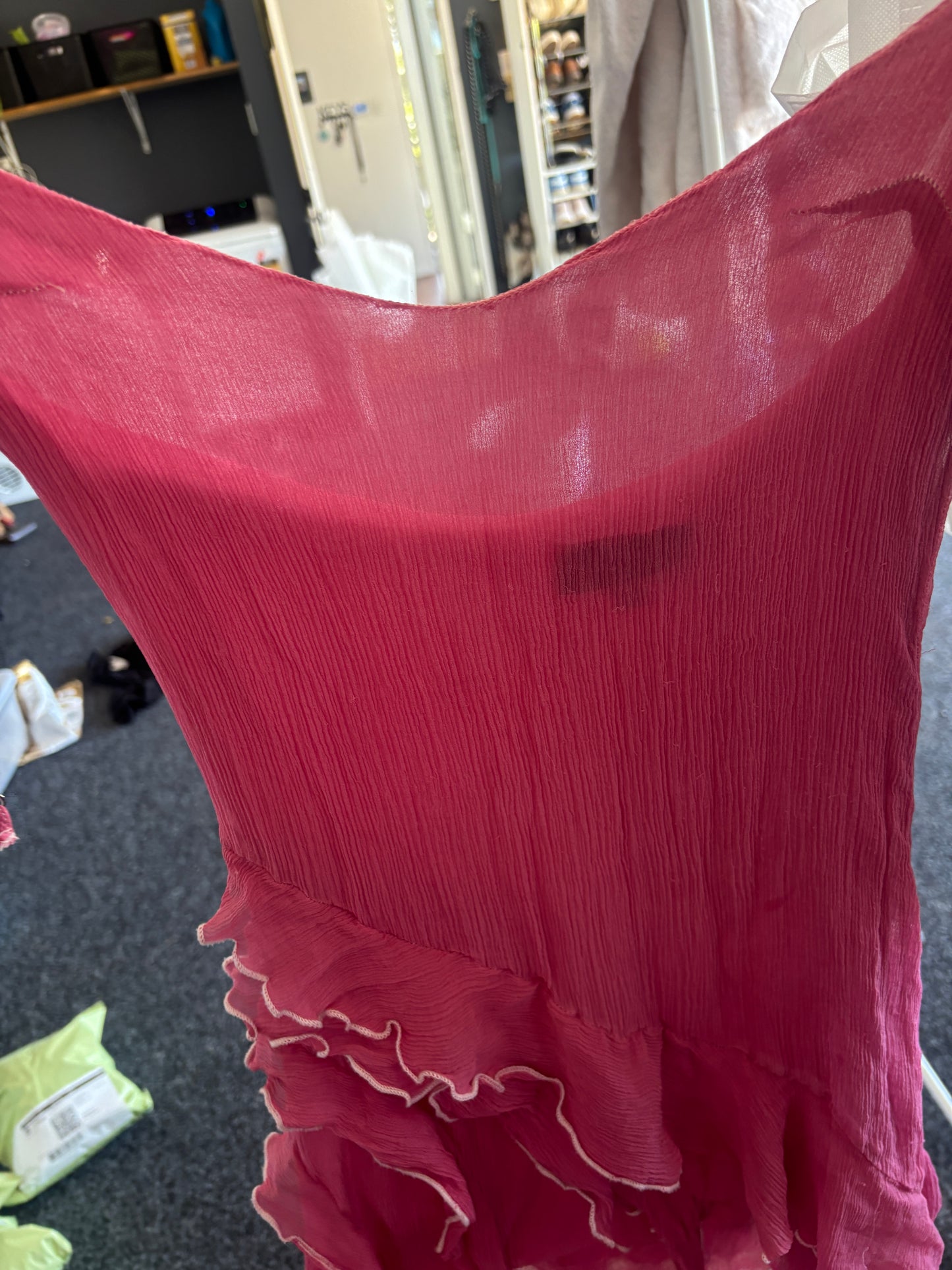 DANA - FOLEY FIRE MIDI DRESS PINK