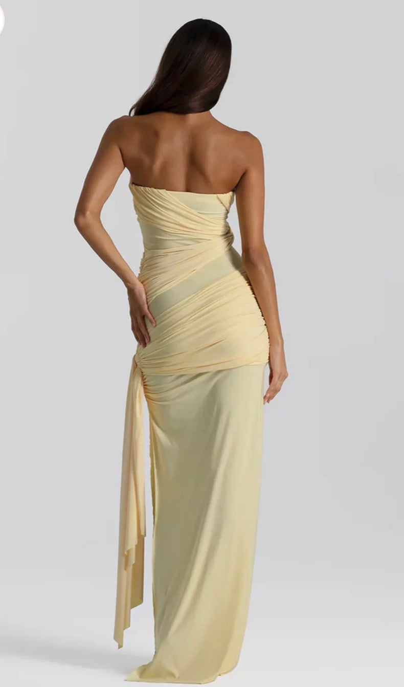 NATALIE ROLT - MIRANDA DRESS YELLOW