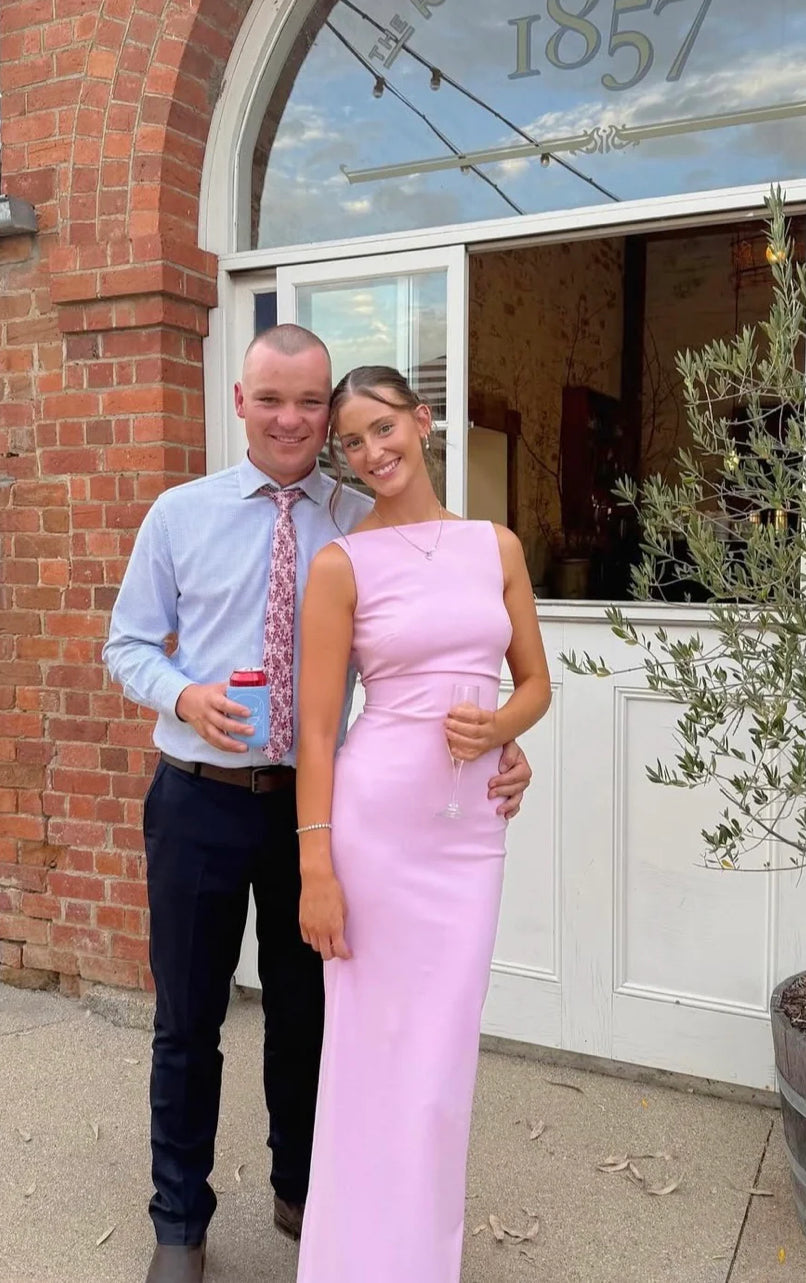 EFFIE KATS VERONA GOWN TAFFY PINK