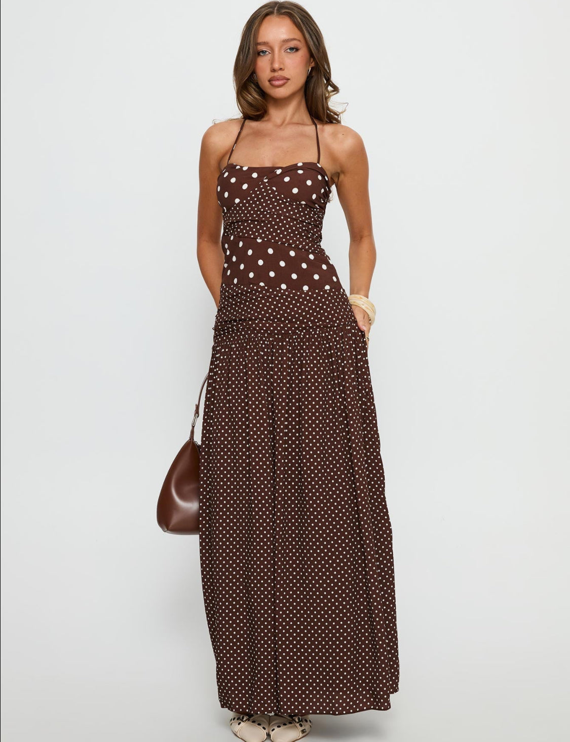PRINCESS POLLY- MARGUERITE HALTER MAXI DRESS