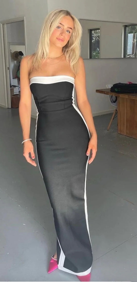 BIANCA AND BRDGETT -ASHLEY DRESS BLACK