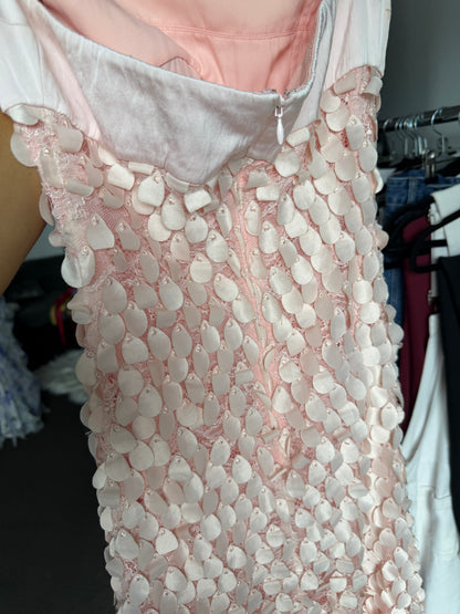 EX RENTAL MANNING CARTELL -SUPREME EXTREME BALCONETTE DRESS ROSEWATER