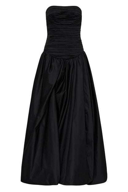 AJE -VIOLETTE BUBBLE HEM MAXI DRESS
