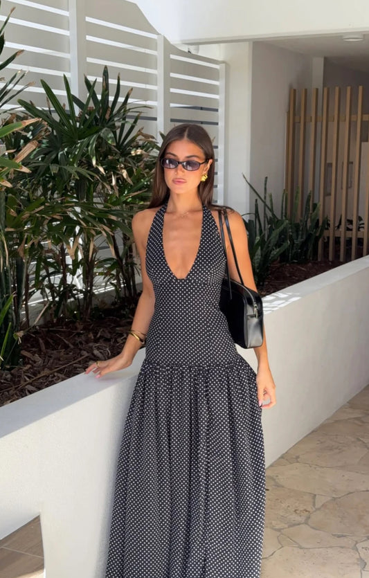 WHITEFOX-SWEET TEMPTATION HALTER MAXI