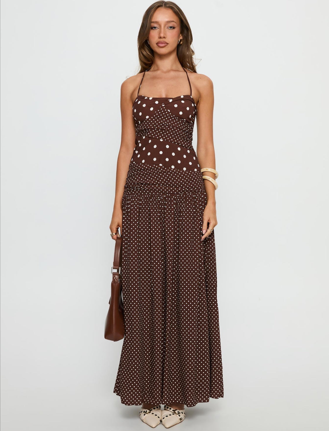 PRINCESS POLLY- MARGUERITE HALTER MAXI DRESS