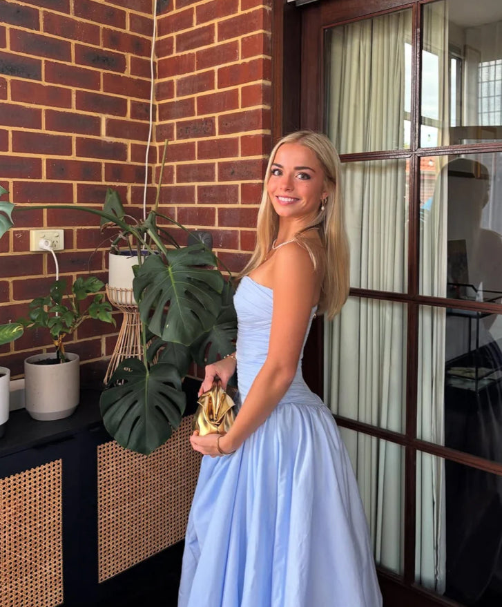 AJE- BUBBLE HEM MAXI BLUE