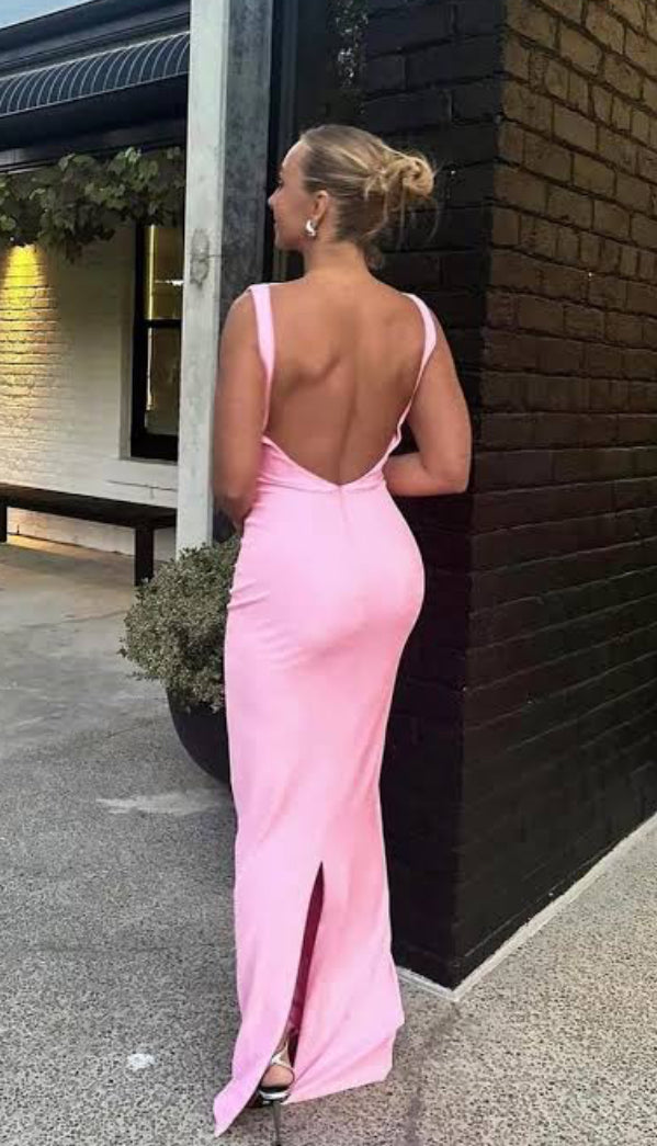 EFFIE KATS VERONA GOWN TAFFY PINK