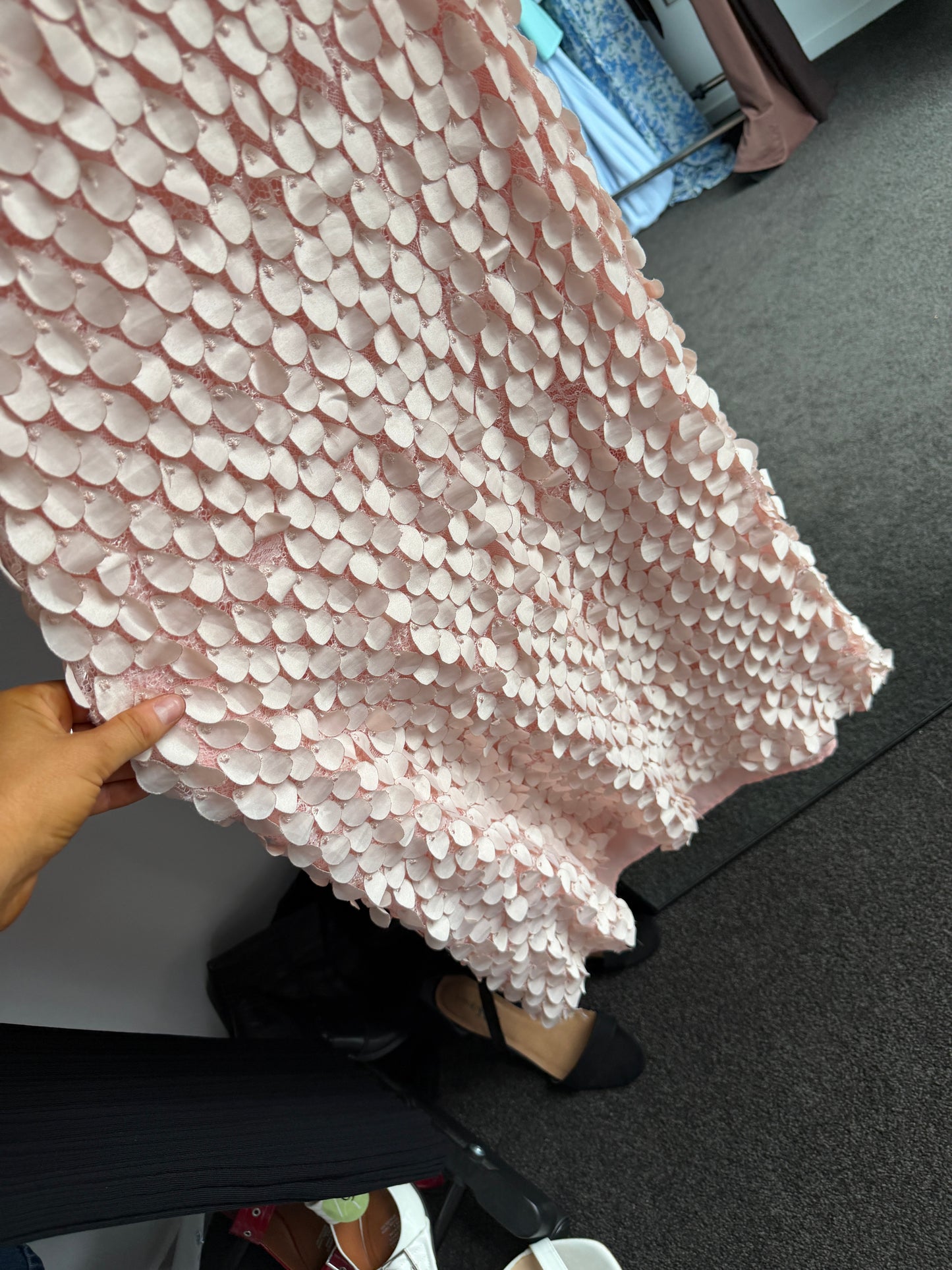 EX RENTAL MANNING CARTELL -SUPREME EXTREME BALCONETTE DRESS ROSEWATER