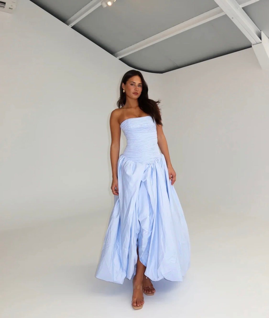 AJE- BUBBLE HEM MAXI BLUE
