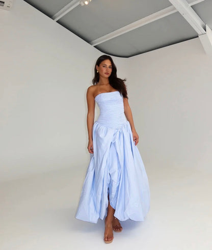 AJE- BUBBLE HEM MAXI BLUE