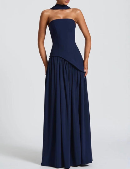 BABY BOO - MALIYA MAXI NAVY BLUE