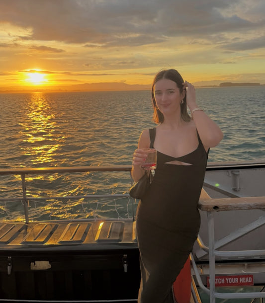 MADISON GRACE- THE BIANCO DRESS BLACK