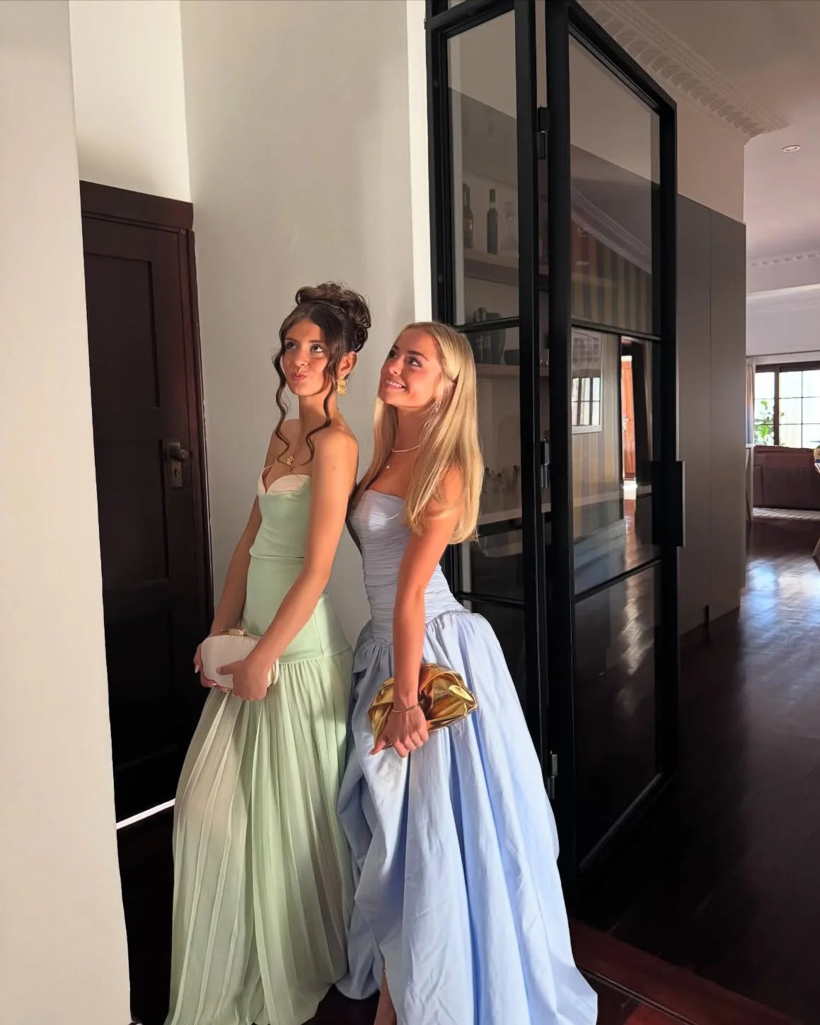 AJE- BUBBLE HEM MAXI BLUE