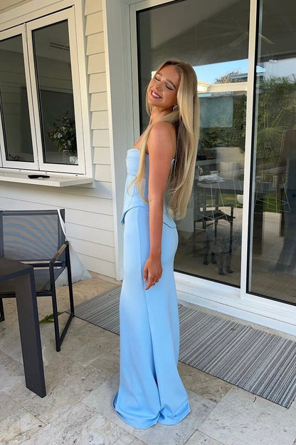 HNTR THE LABLE - LOUIE GOWN BLUE