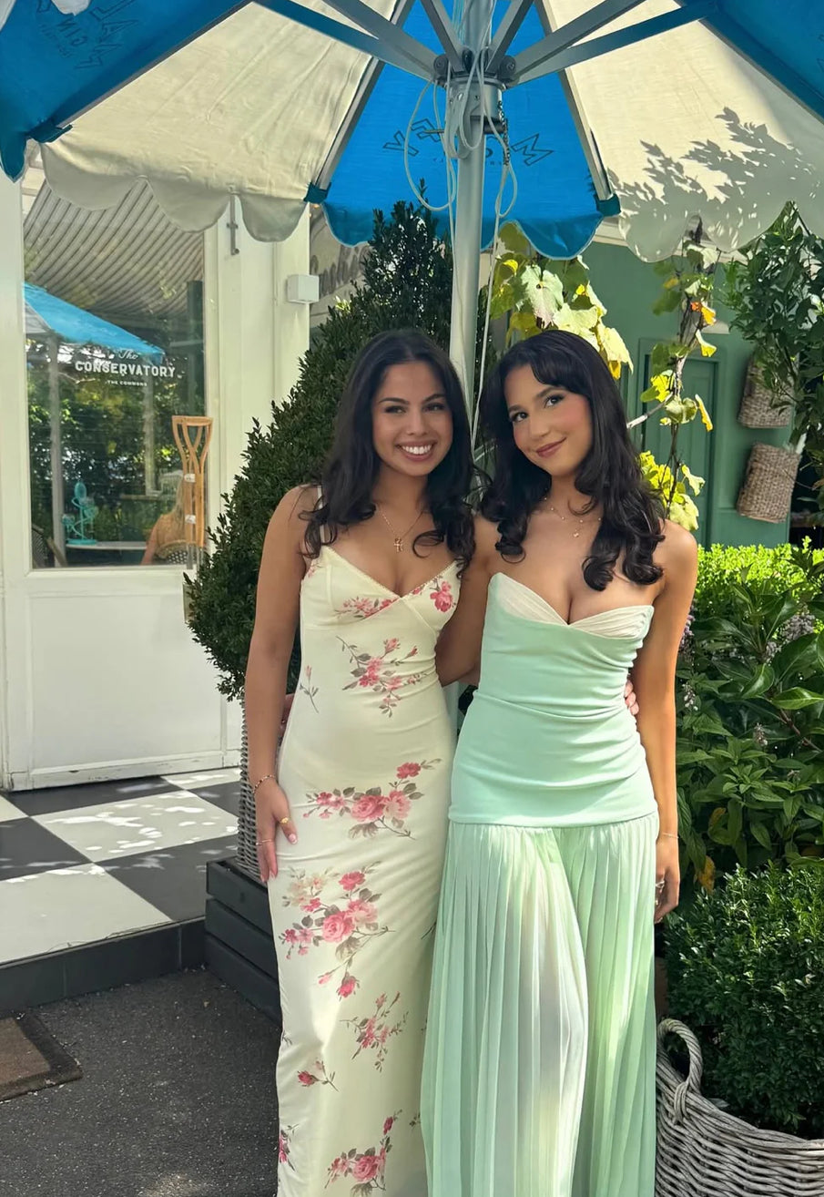 SHE IS OLLA - NICOLETTE DRESS green