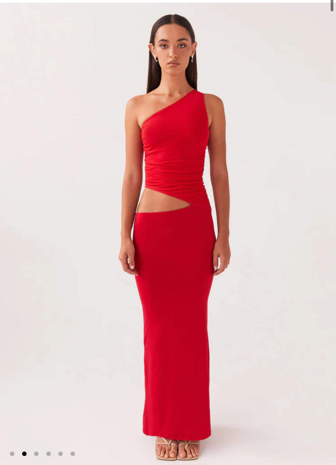 PEPPERMAYO- SERANELLA ONE SHOULDER MAXI