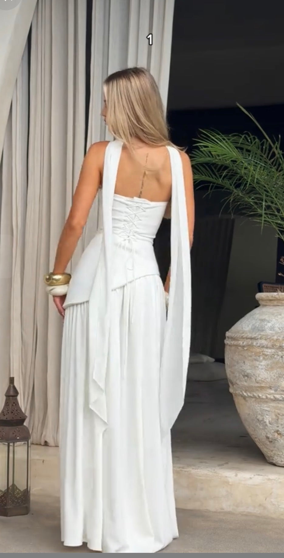 BABY BOO-MALIYAH MAXI DRESS  IVORY