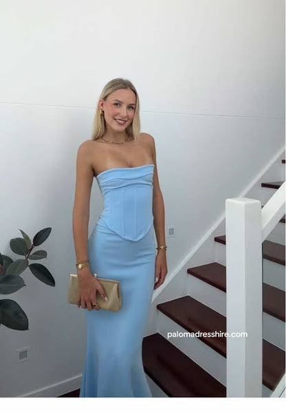 HNTR THE LABLE - LOUIE GOWN BLUE