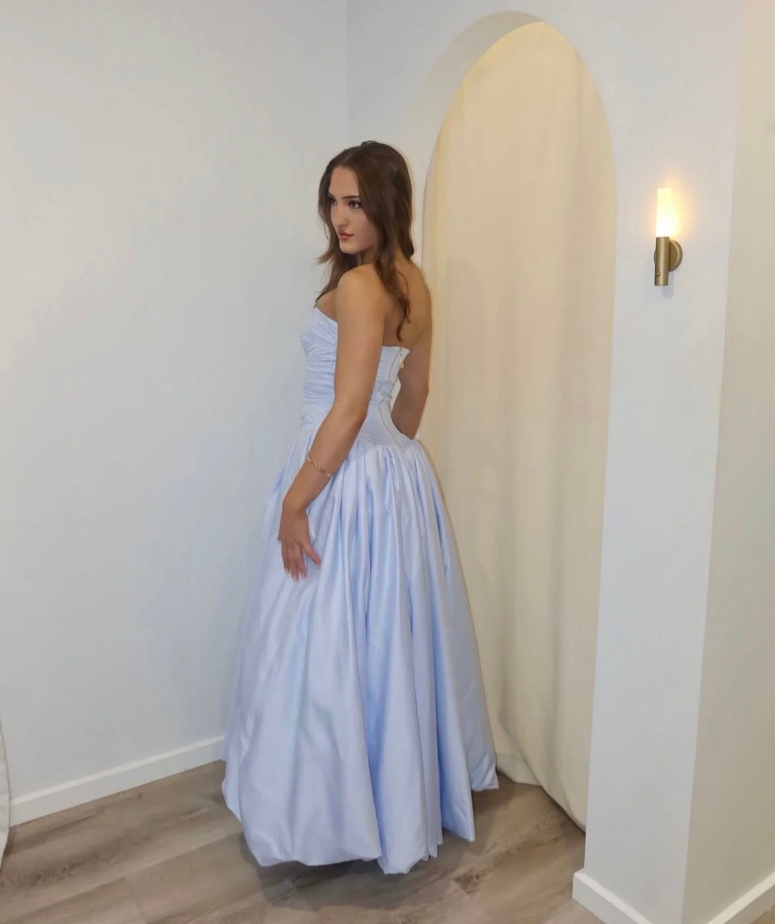 AJE- BUBBLE HEM MAXI BLUE