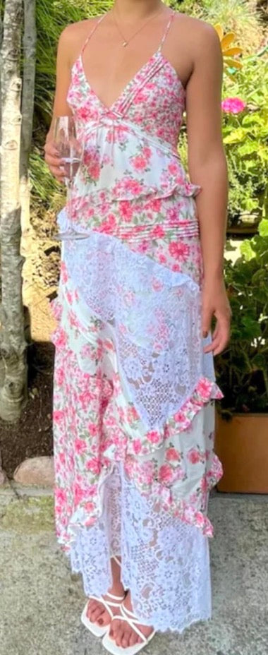 FOR LOVE AND LEMON - ROSALYN MAXI PINK