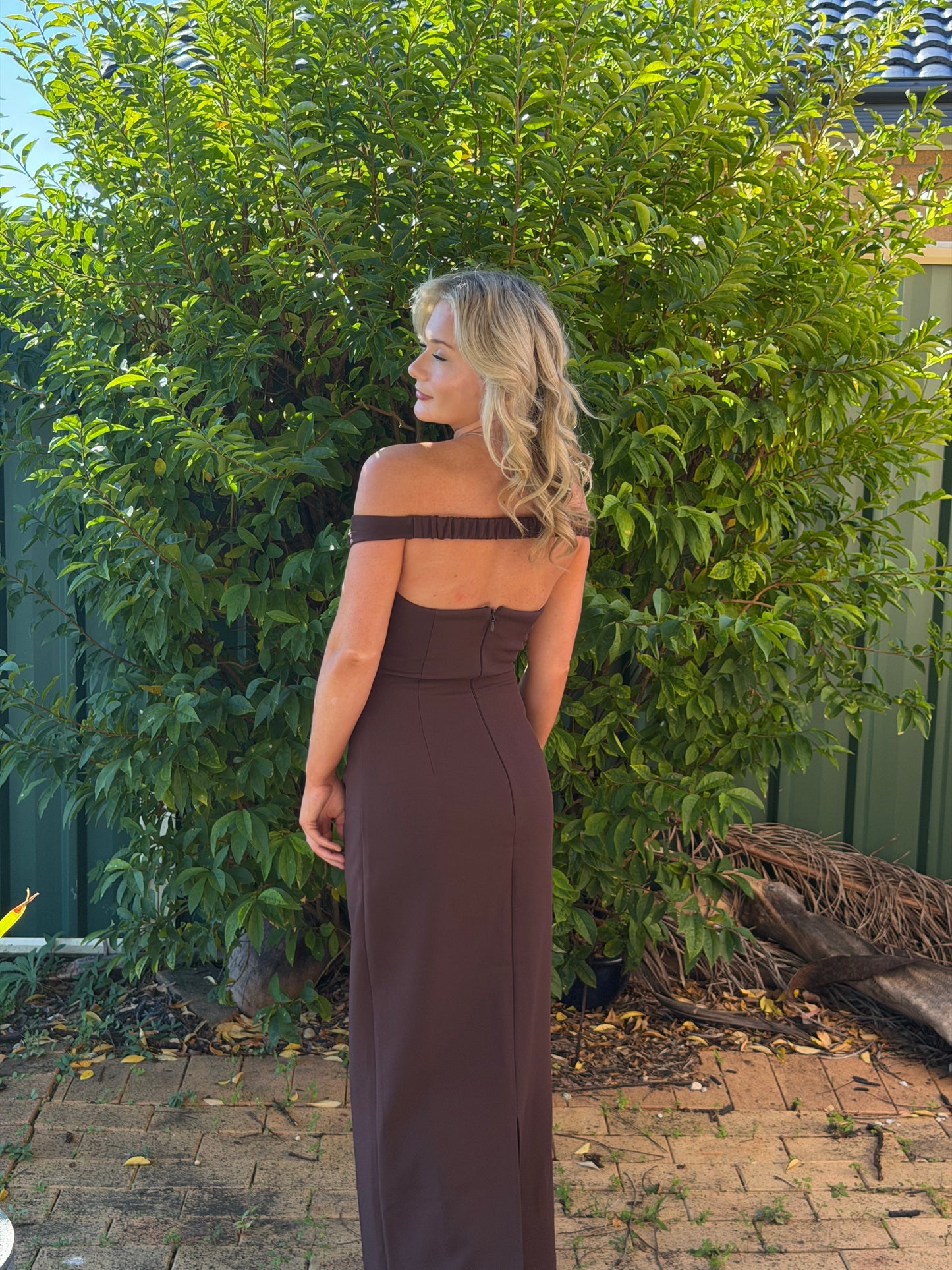 BABY BOO- PLUM MAXI