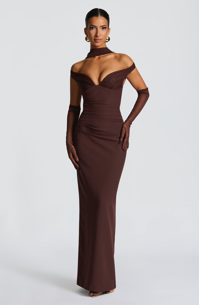 BABY BOO- PLUM MAXI