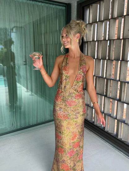 FAIT PAR FOUTCH -LIANA DRESS - FLEUR SEQUIN