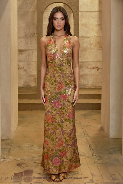FAIT PAR FOUTCH -LIANA DRESS - FLEUR SEQUIN