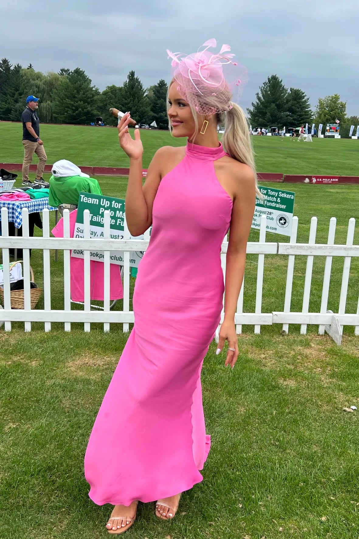 MESHKI- CLAIRE SATIN DRAPE DRESSS