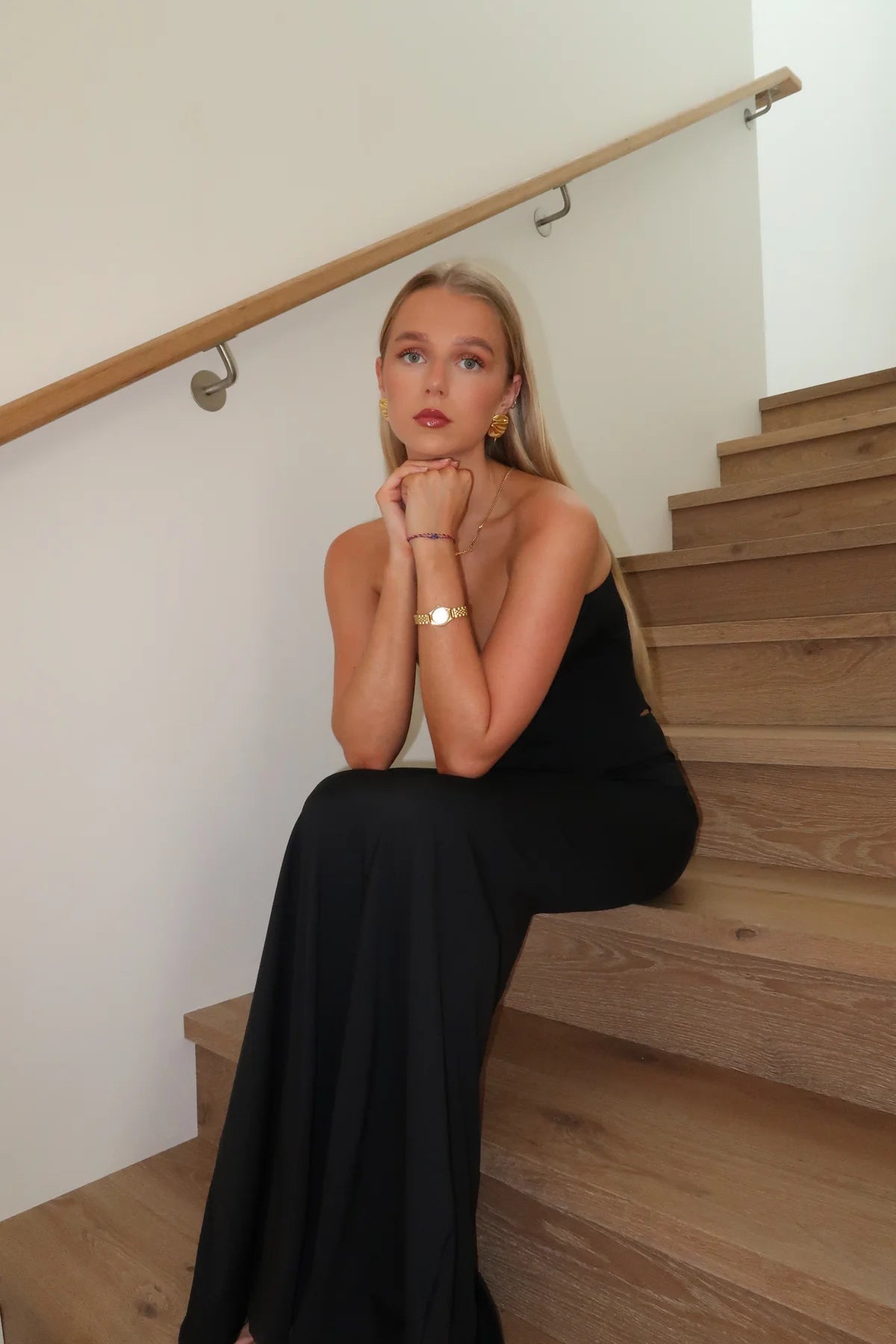 HNTR THE LABEL-NOIR LOUIE GOWN