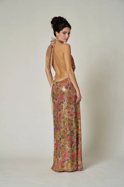 FAIT PAR FOUTCH -LIANA DRESS - FLEUR SEQUIN