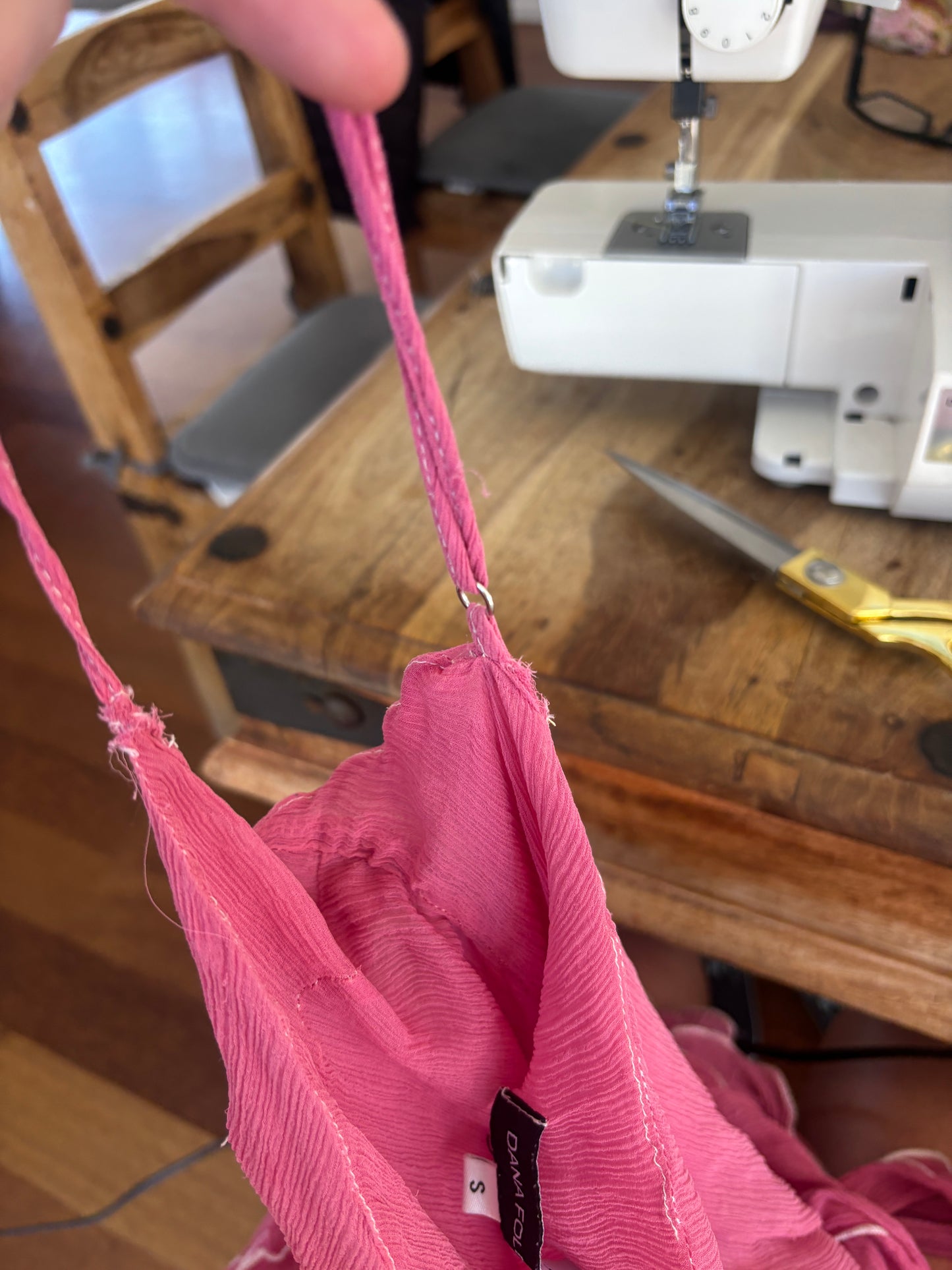 DANA - FOLEY FIRE MIDI DRESS PINK