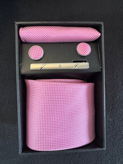 Tie Pink Colored with a subtle pattern