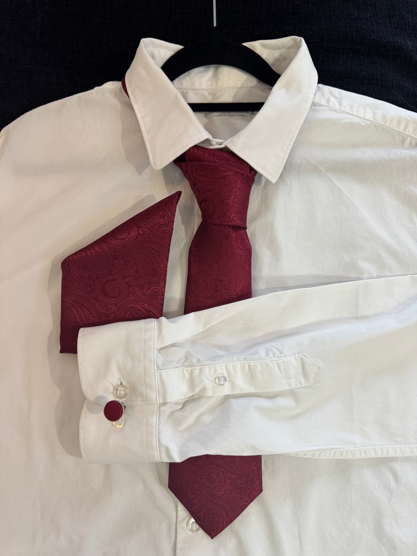 DRESS TIE - WINE RED
