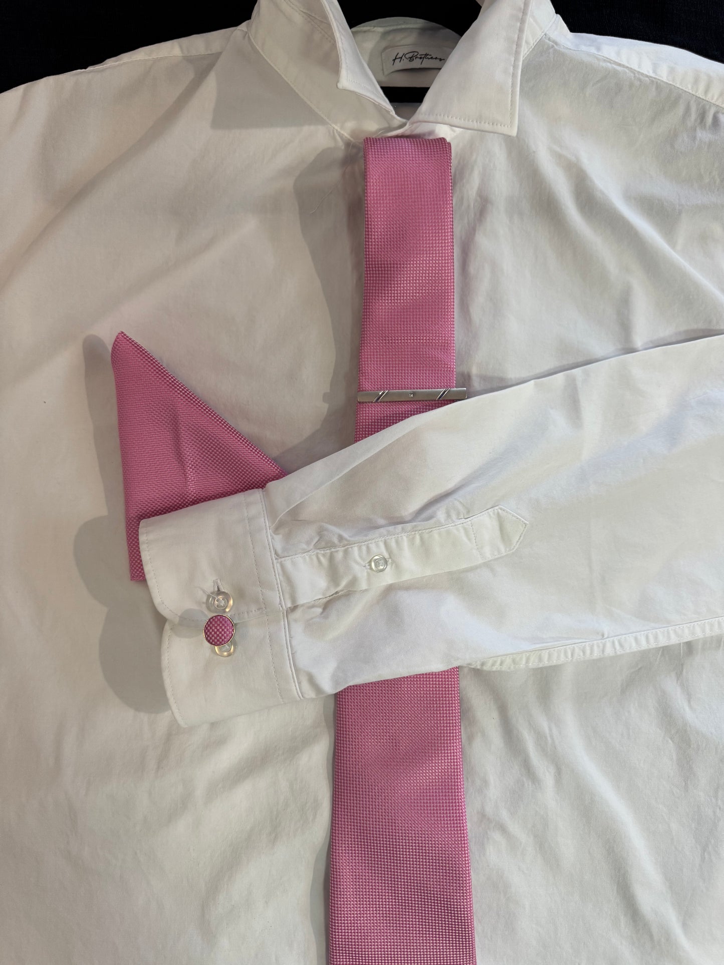 Tie Pink Colored with a subtle pattern