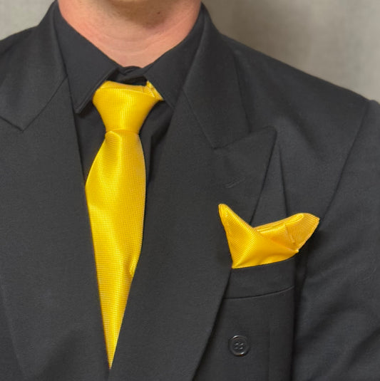 YELLOW DRESS TIE