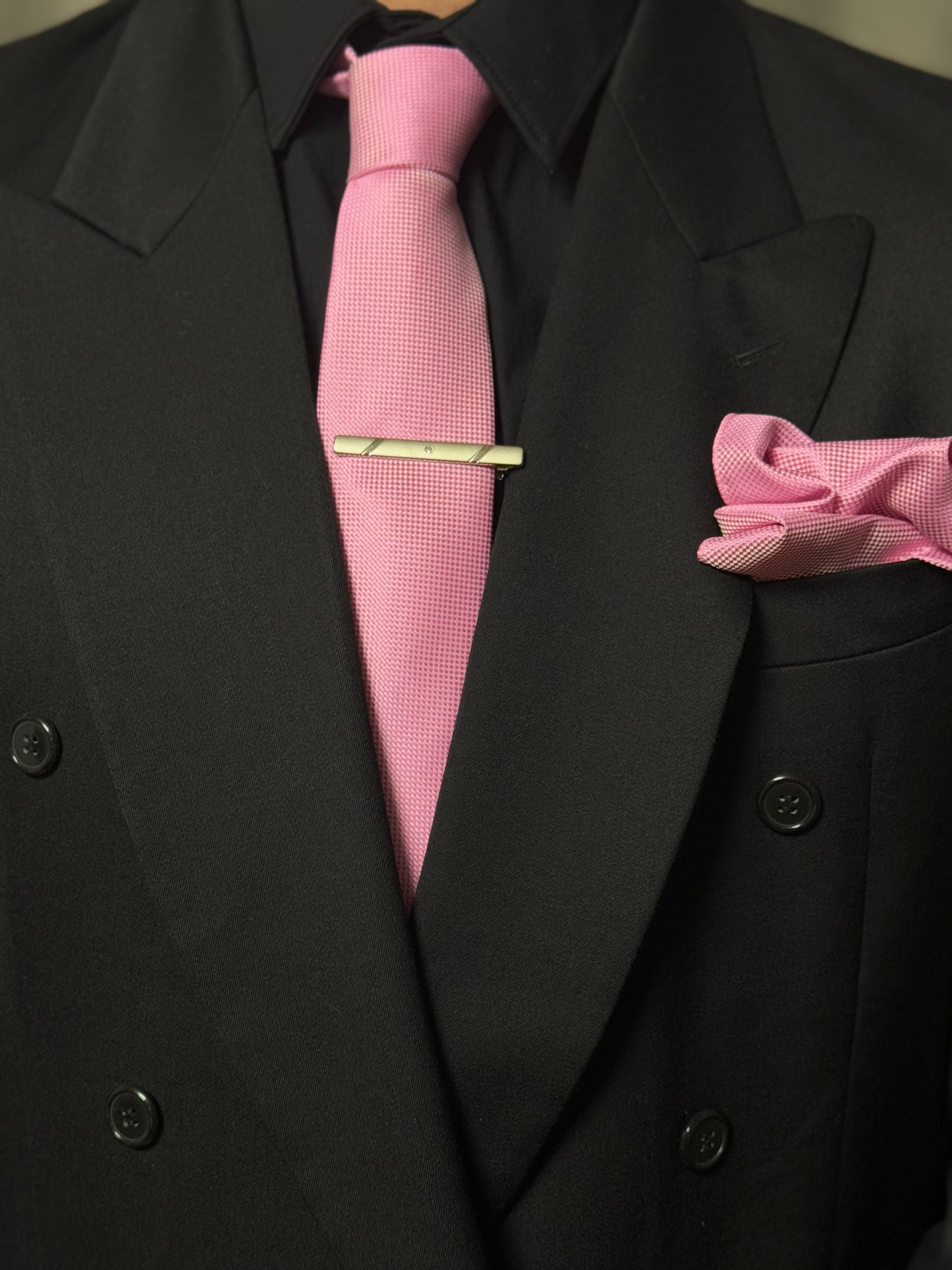 Tie Pink Colored with a subtle pattern