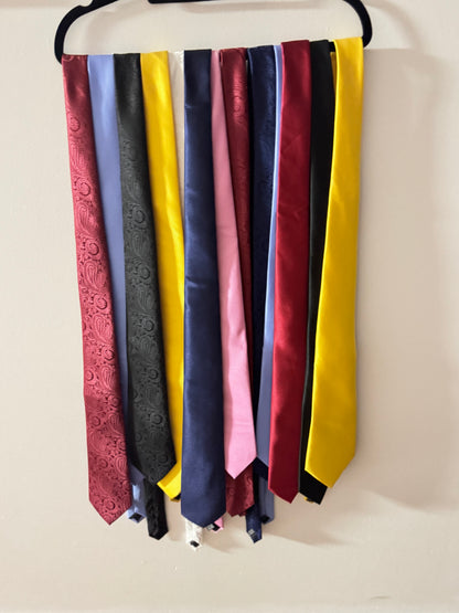 Tie - Navy Colored with a subtle pattern
