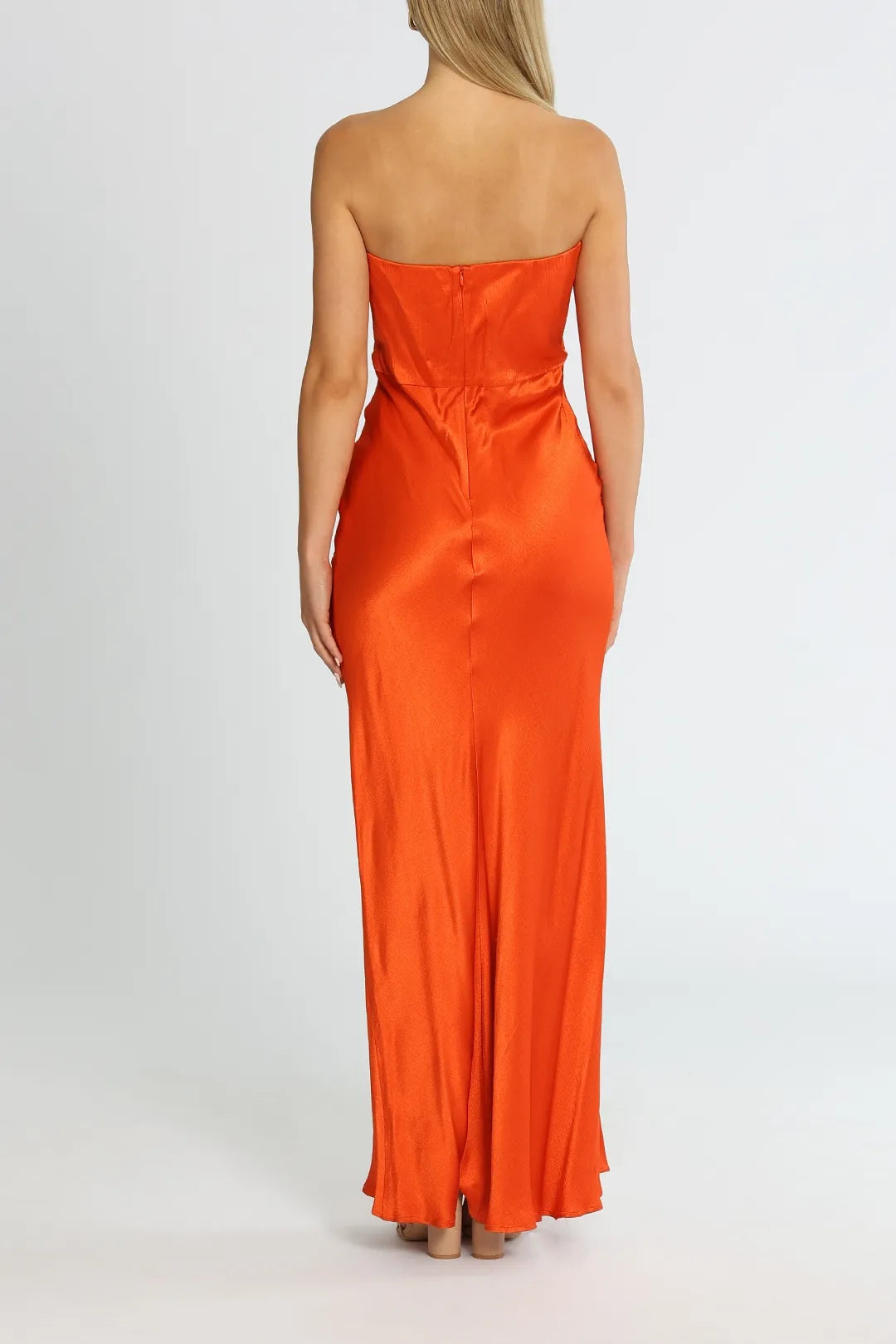 Bec and Bridge Lila Blood orange Dress With Slit