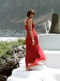 LAAGAM- ARABELLA RUFFLED DRESS RED