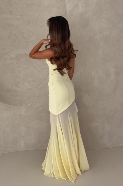 WHITE FOX- SENDING MY BEST STRAPLESS MAXI